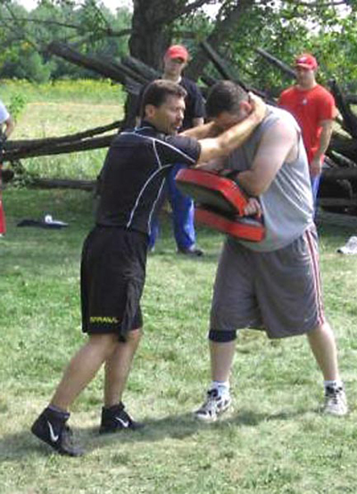 Preparing for Knee strikes