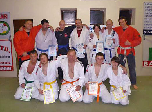 Neurid Jiu-Jitsu belt grading candidates